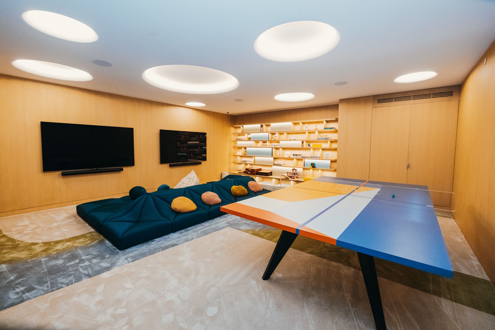 NYC Luxury Residential Building Amenity Space